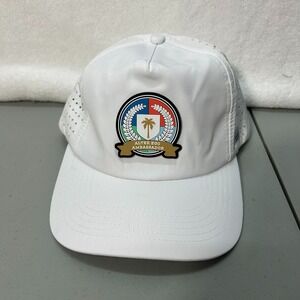 Alter Ego Mens Adjustable Running Traveler White Snapback Hat